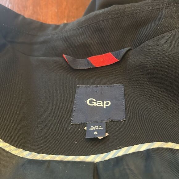 Gap deep navy button front blazer Size 6 EUC - Picture 8 of 12